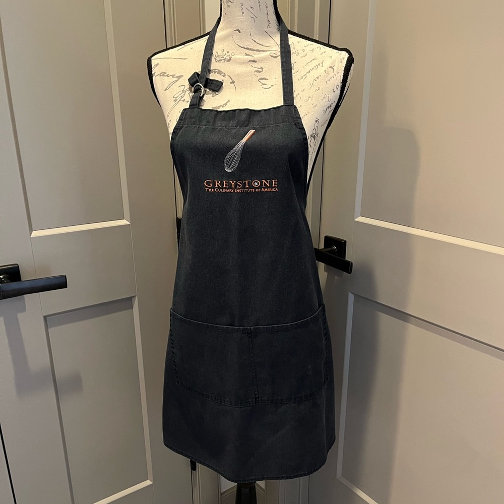 “Greystone” The Culinary Institute of America Apron in Black
